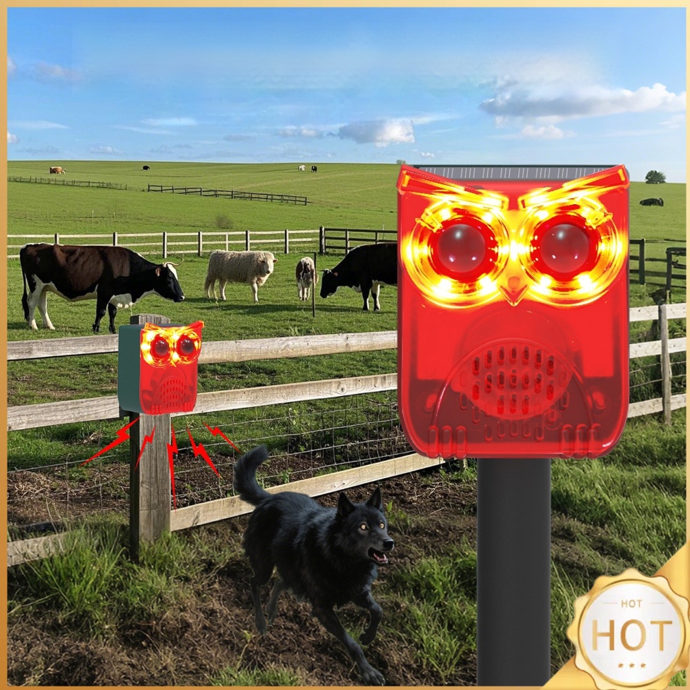 Barking Dog Alarm - Solar Outdoor Motion Sensor Alarm Dog