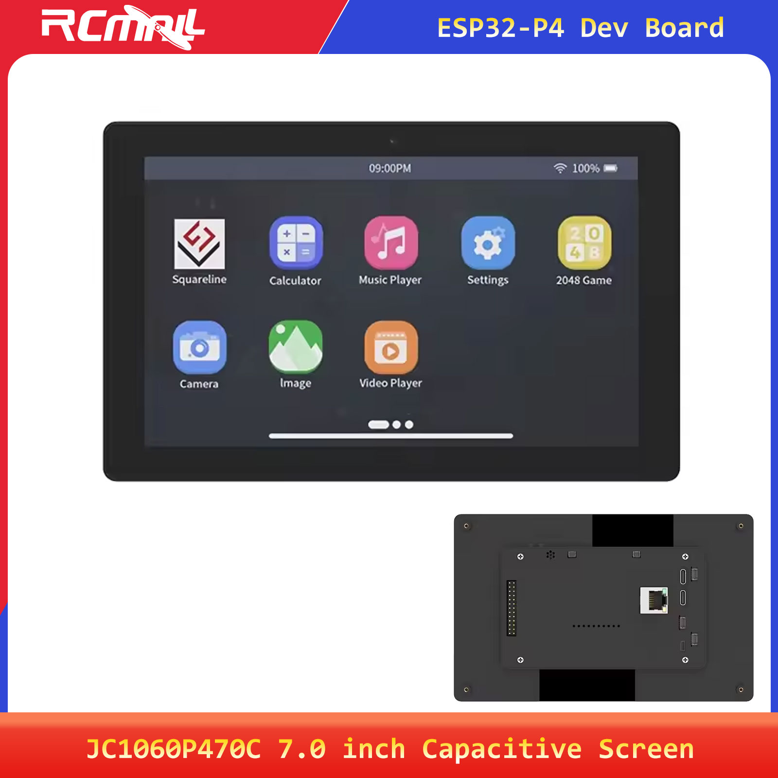 Home Security And Cameras - JC1060P470C 7.0inch 1024x600 IPS Capacitive Touch