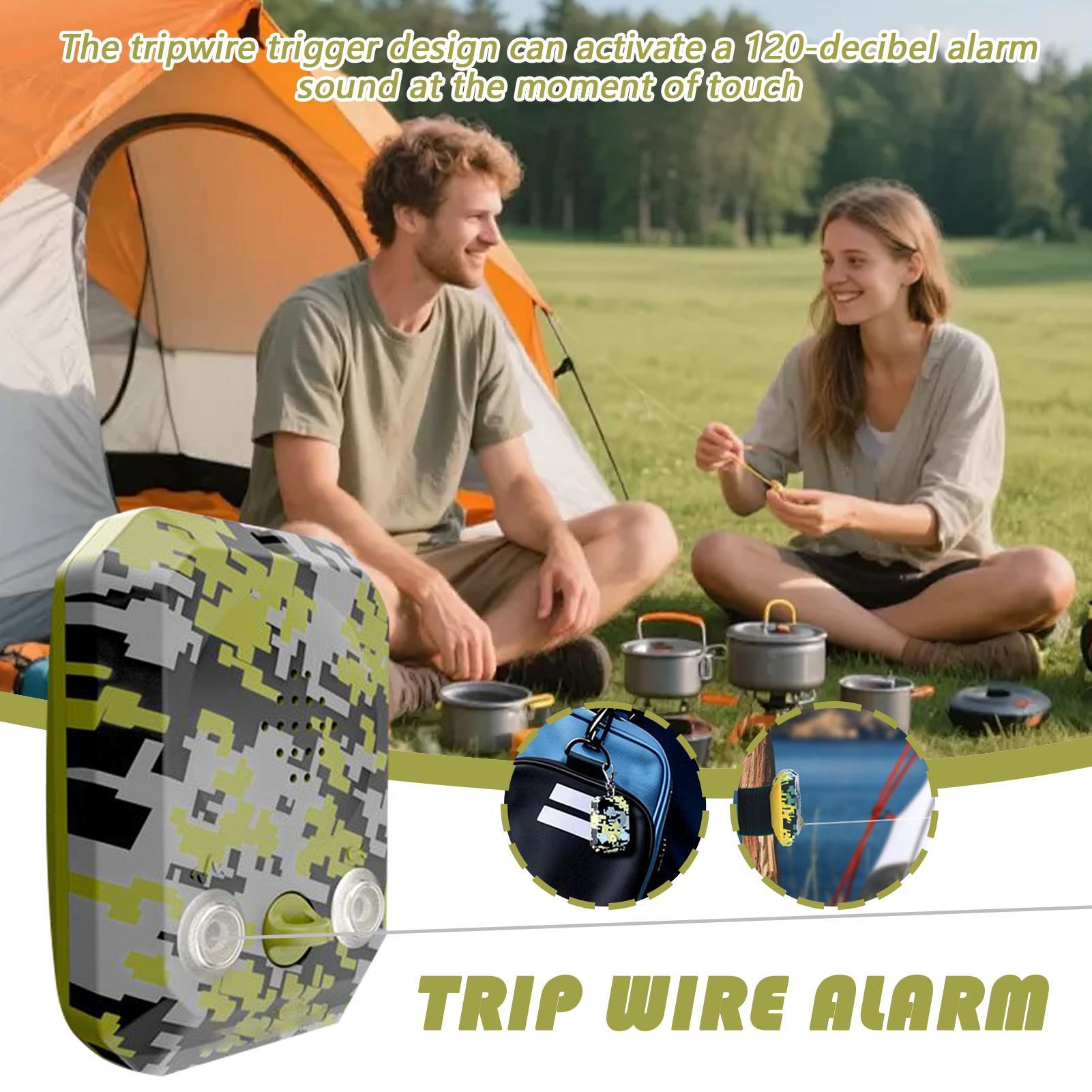 Home Security Land - Outdoor Pull String Alarm Travel Camping