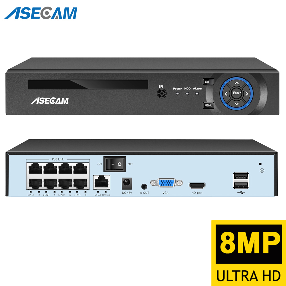 Home Security And Cameras - Super 8MP POE NVR Video Recorder