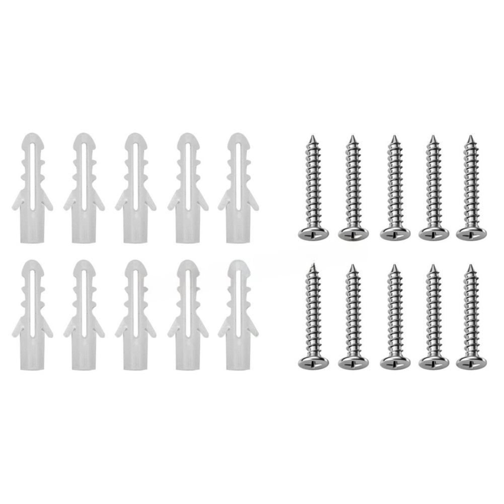Home Security Youtube - 20PCS Plastic Expansion Tube Screw Wall