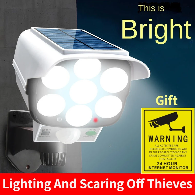 Solar Security Light - Outdoor Solar Light Motion Sensor Security