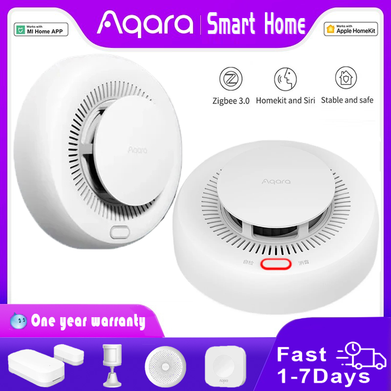 Home Security Xiaomi - New Aqara Smoke Detector Zigbee Smart