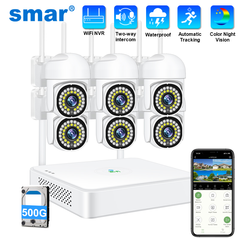 Home Security Technician - Smar 3MP Wireless CCTV Security Camera