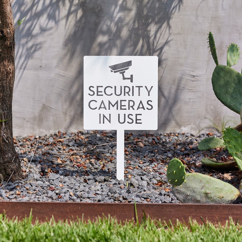 Security Camera Yard Sign - Mo - Home Yard Security Cameras recension och pris