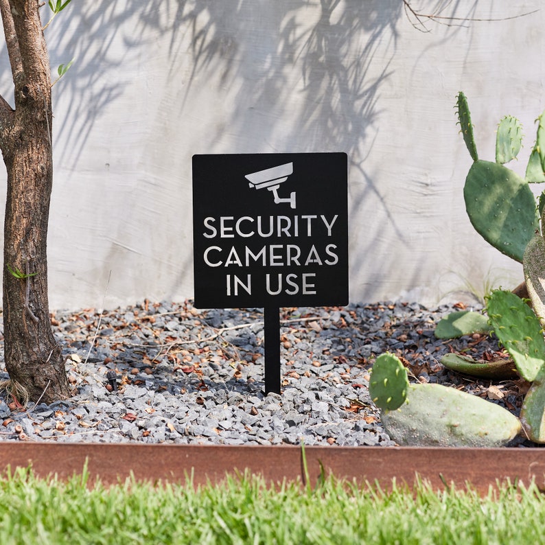 Security Camera Yard Sign - Mo - Home Yard Security Cameras recension och pris