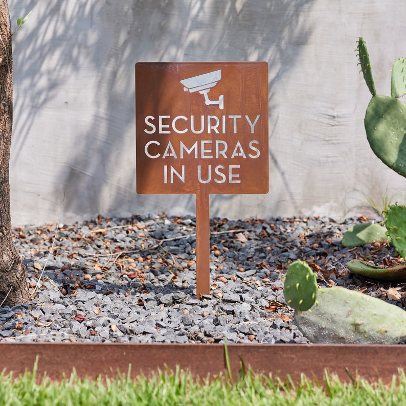 Security Camera Yard Sign - Mo - Home Yard Security Cameras recension och pris