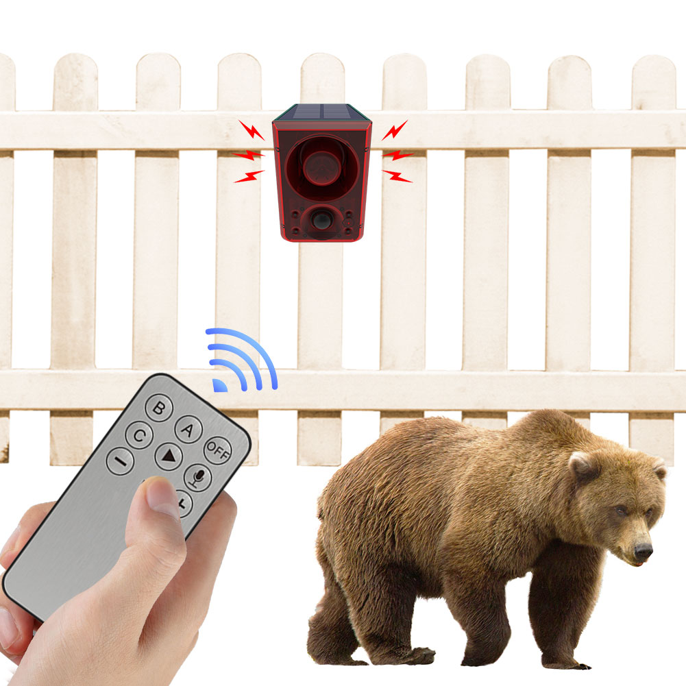 Solar Outdoor Motion Sensor Al - Barking Dog Alarm recension och pris