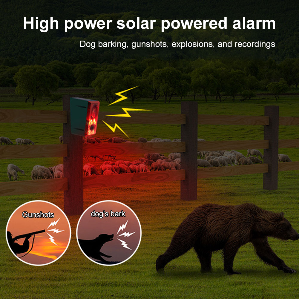 Solar Outdoor Motion Sensor Al - Barking Dog Alarm recension och pris