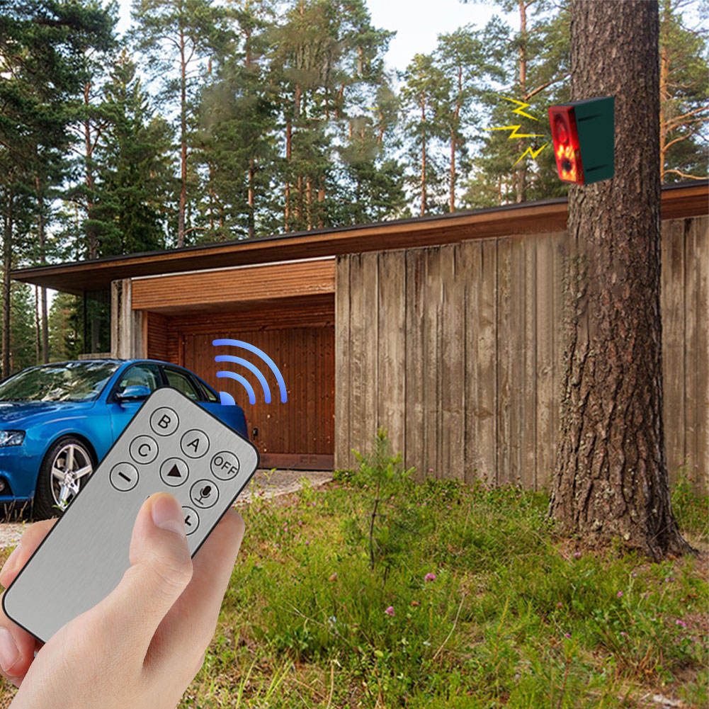 Solar Outdoor Motion Sensor Al - Barking Dog Alarm recension och pris