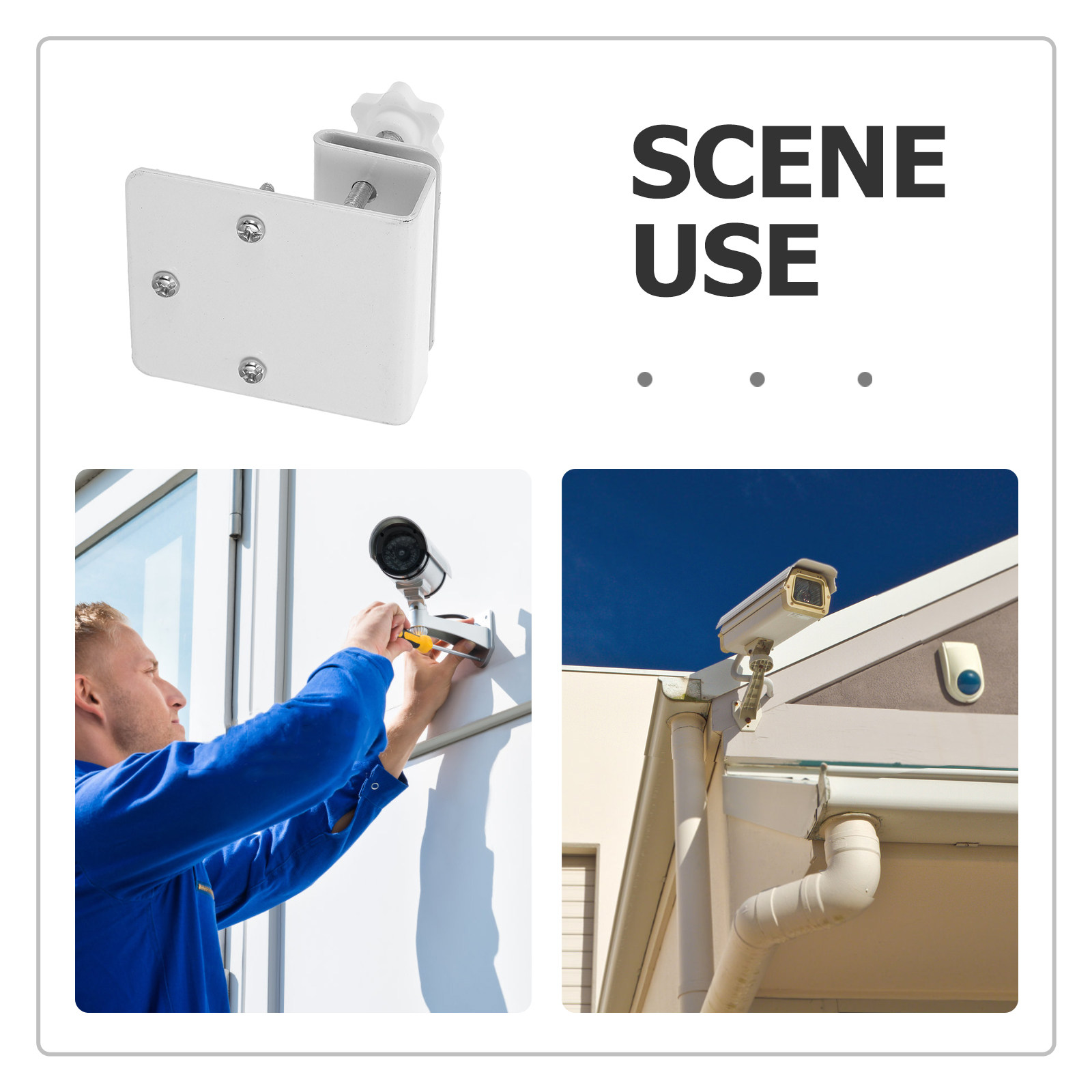 Gutter Solar Camera Mount Brac - Home Yard Security Cameras recension och pris
