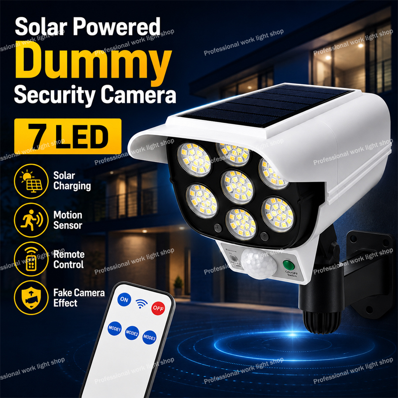 77 LED Solar Dummy Security Ca - Home Security Yard Sensors recension och pris