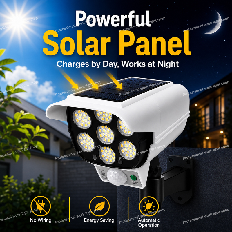 77 LED Solar Dummy Security Ca - Home Security Yard Sensors recension och pris