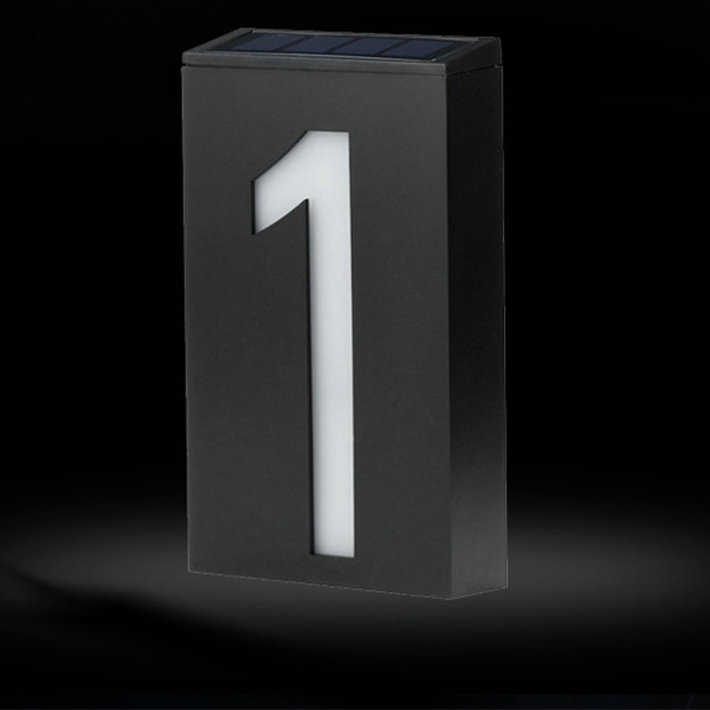 LED Solar Number Doorplate Lig - Solar Security Light recension och pris