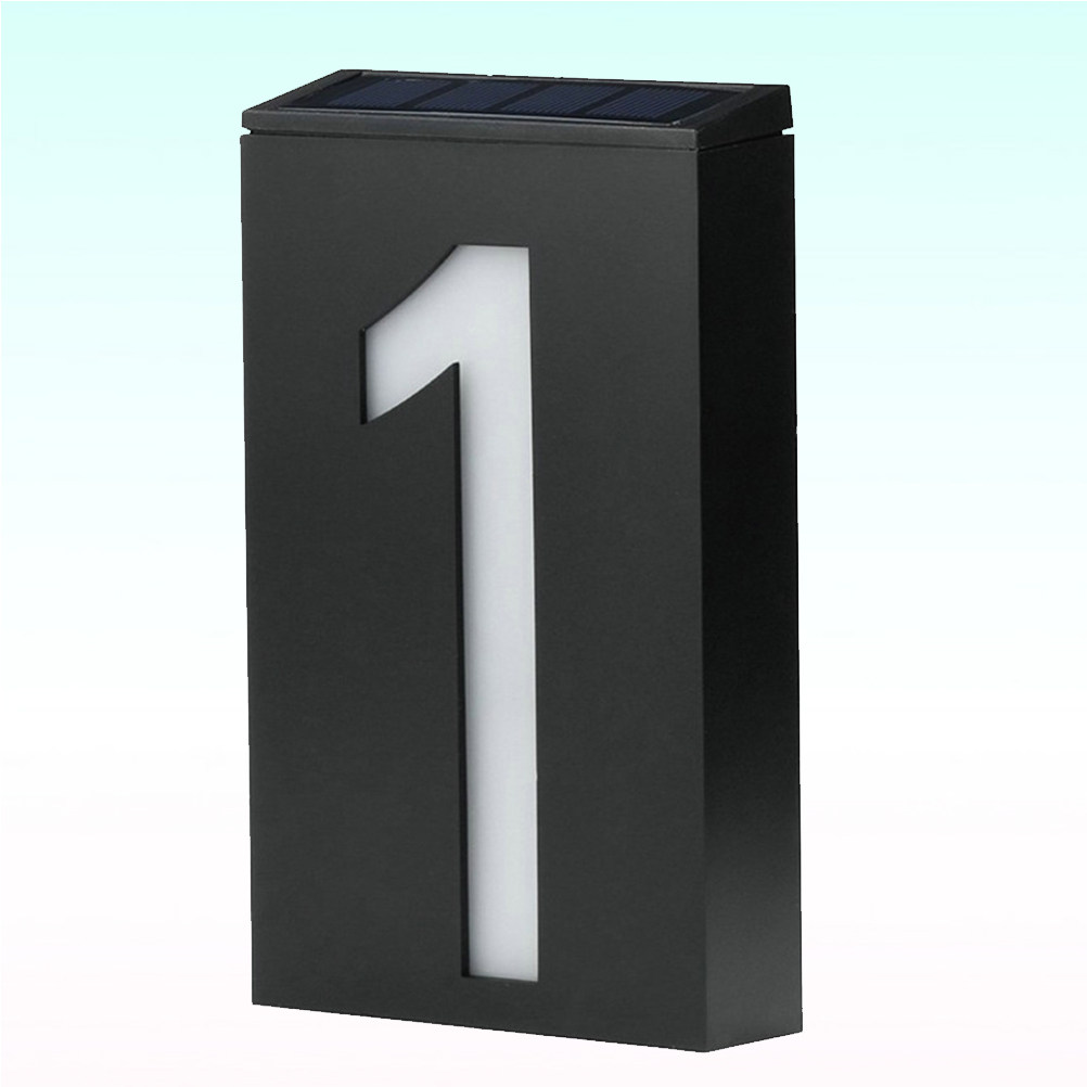 LED Solar Number Doorplate Lig - Solar Security Light recension och pris