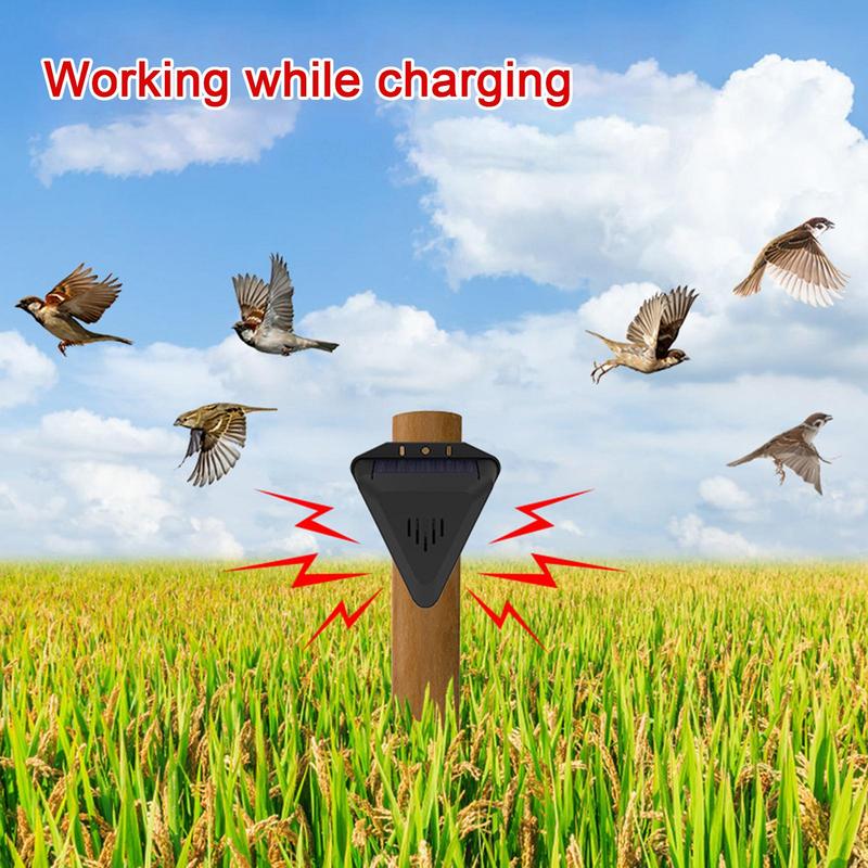 Solar Timer Bird Repeller With - Barking Dog Alarm recension och pris
