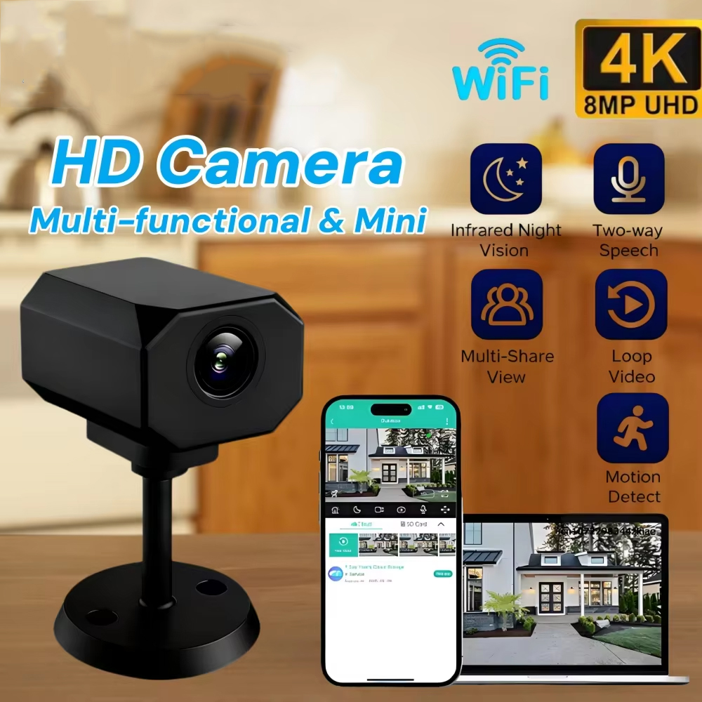 4K HD WiFi Security Camera for - Home Security And Cameras recension och pris