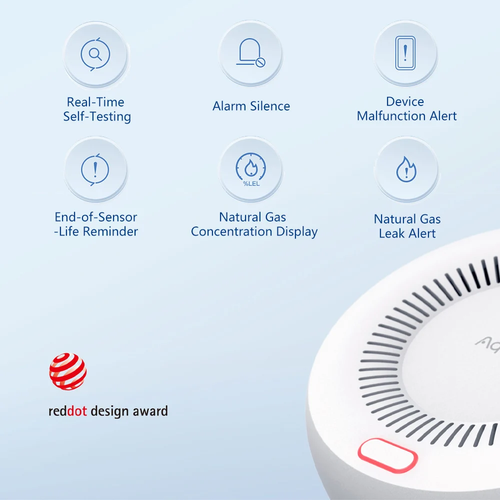 Aqara Natural Gas Detector Sma - Home Security Xiaomi recension och pris