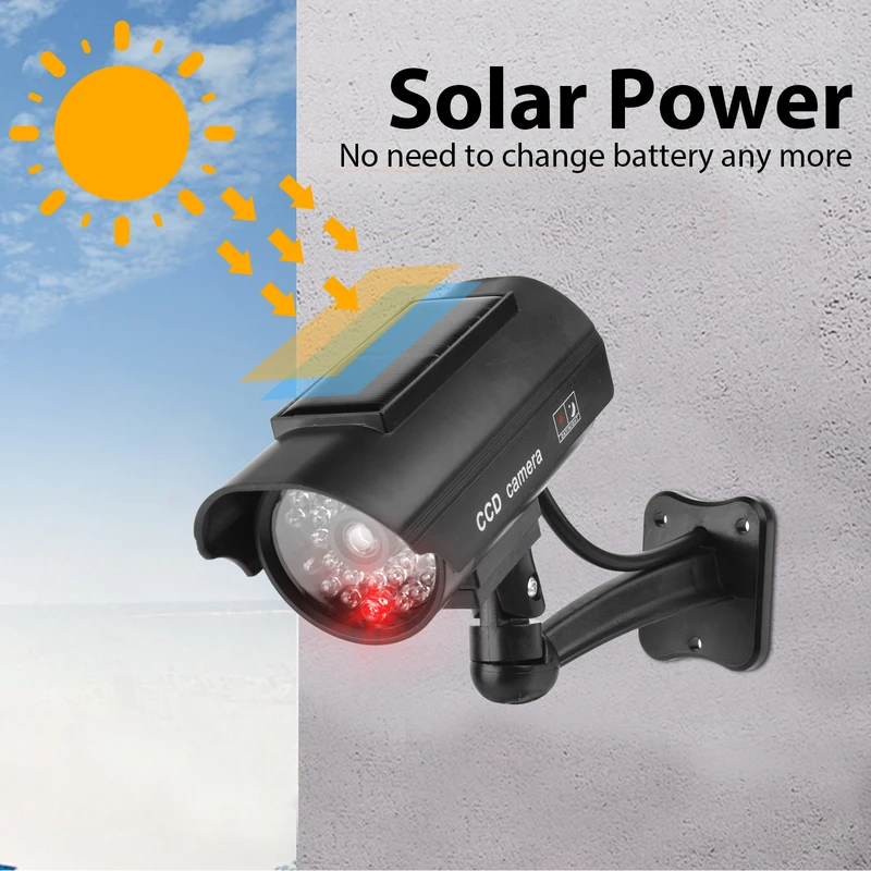 Solar Powered Dummy Security C - Solar Security Light recension och pris