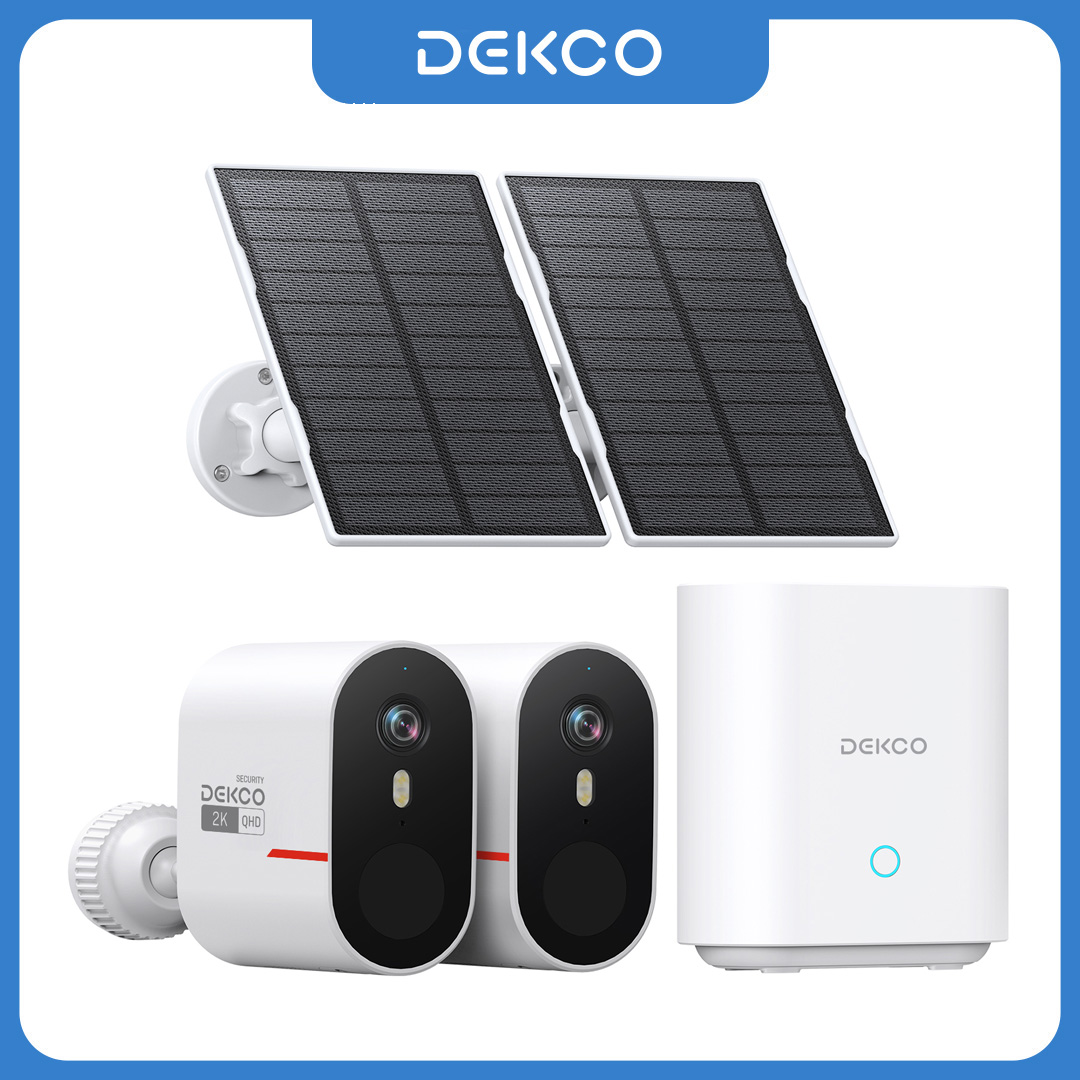 Dekco 3MP WiFi Solar Camera Sy - Home Security Technician recension och pris
