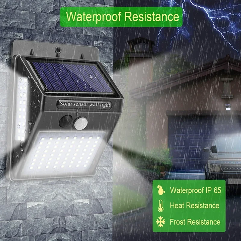 Outdoor Solar PIR Motion Senso - Home Security Yard Sensors recension och pris