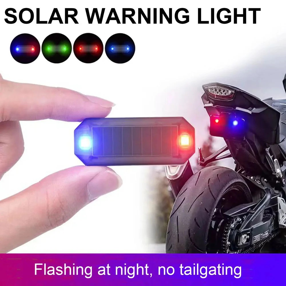 Mini LED Solar Power Car Warni - Solar Security Light recension och pris