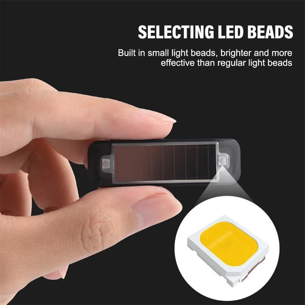 Mini LED Solar Power Car Warni - Solar Security Light recension och pris