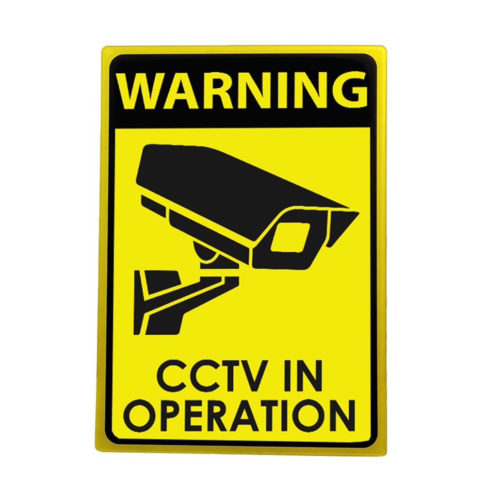 Acrylic Security Camera Warnin - Home Yard Security Cameras recension och pris