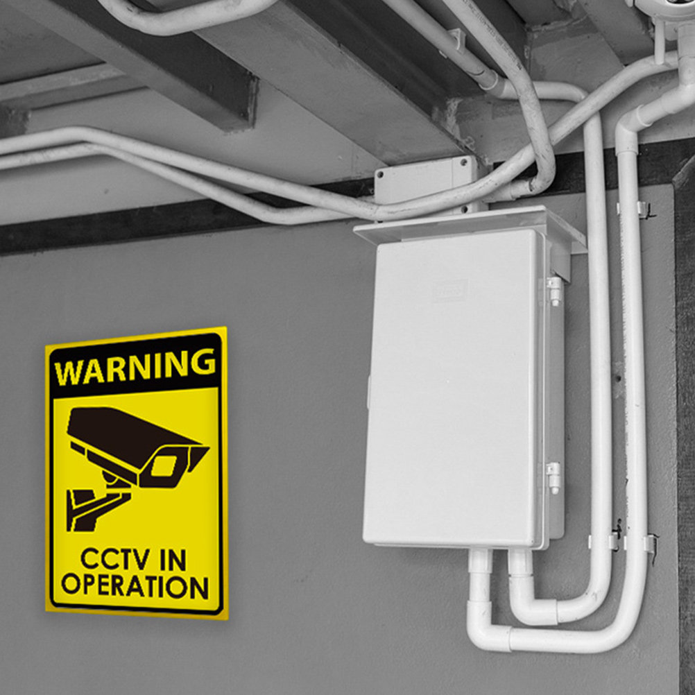 Acrylic Security Camera Warnin - Home Yard Security Cameras recension och pris