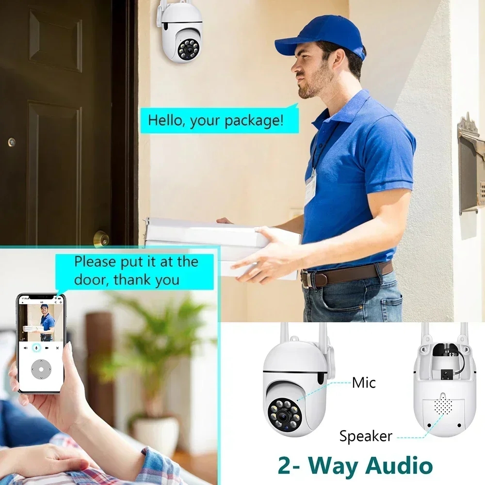Mini 5MP HD WiFi Outdoor Secur - Home Yard Security Cameras recension och pris
