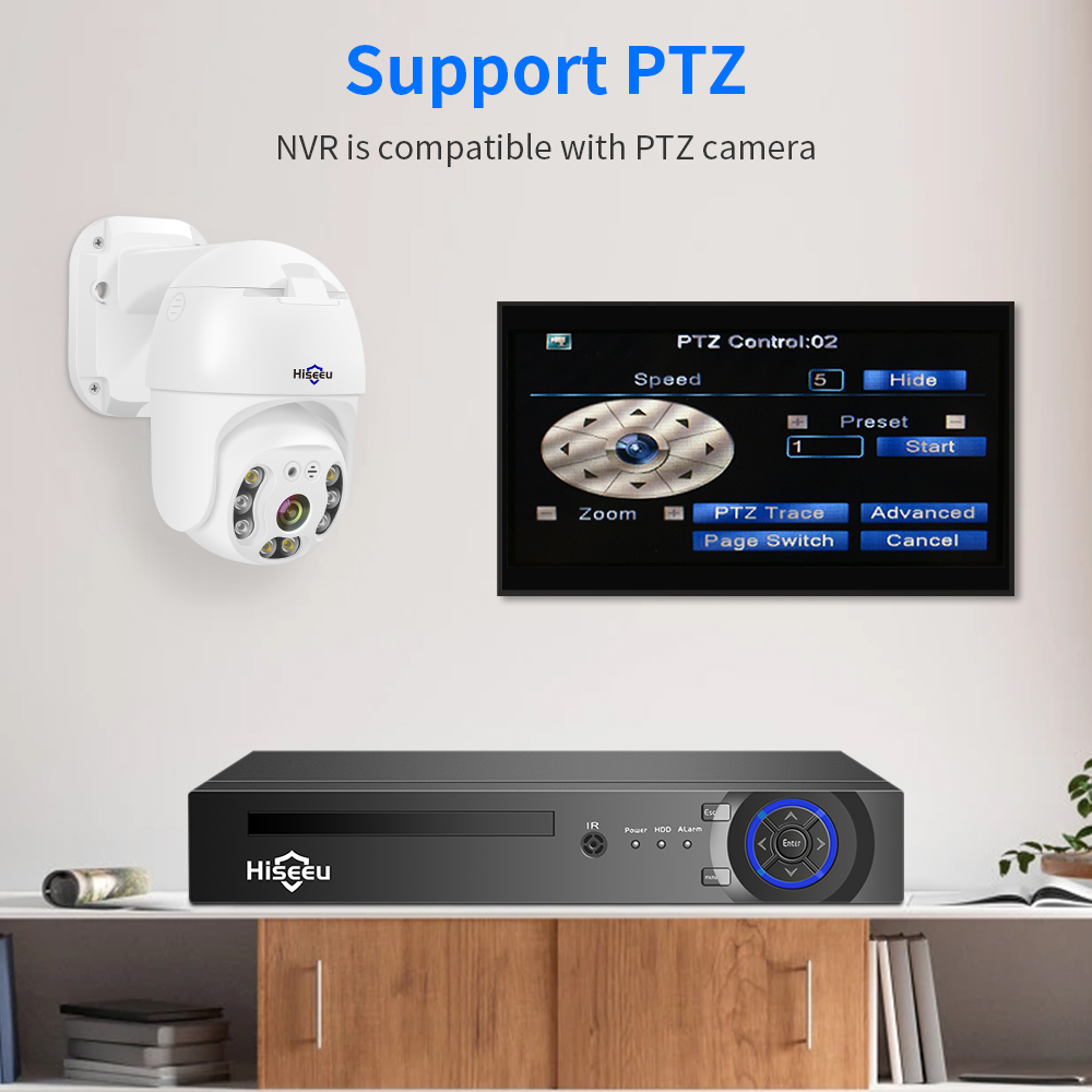 Hiseeu 4CH 10CH 16CH 4K 8MP 5M - Home Security And Cameras recension och pris