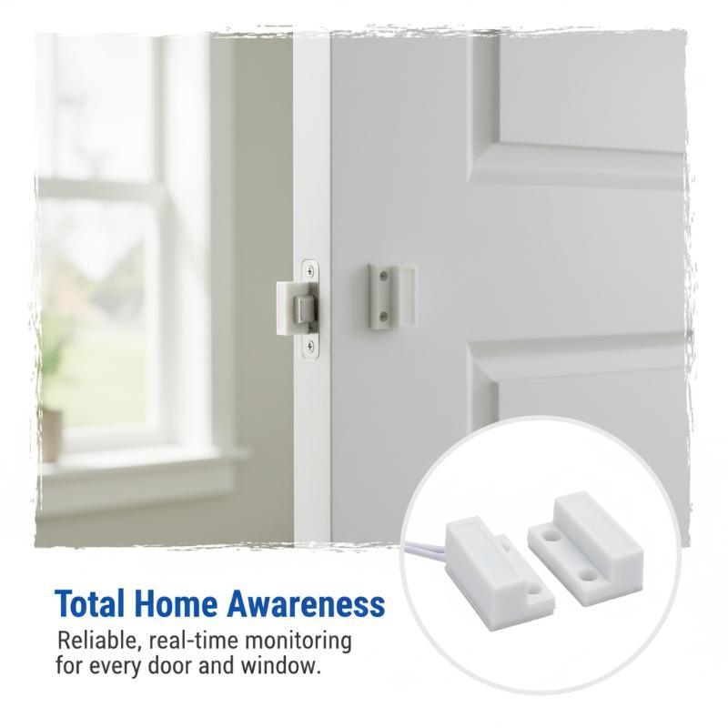 Wired Door Window Magnetic Sen - Home Security Yard Sensors recension och pris