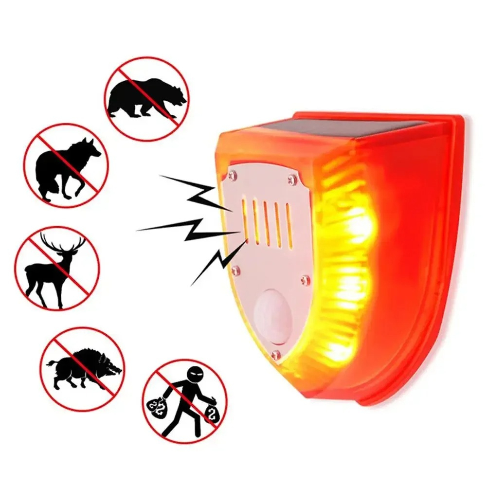 Outdoor Solar Powered 3 Modes  - Barking Dog Alarm recension och pris