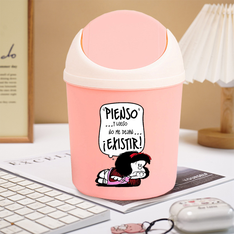 Mafalda Mini Desktop Bin Small - Home Security Youtube recension och pris
