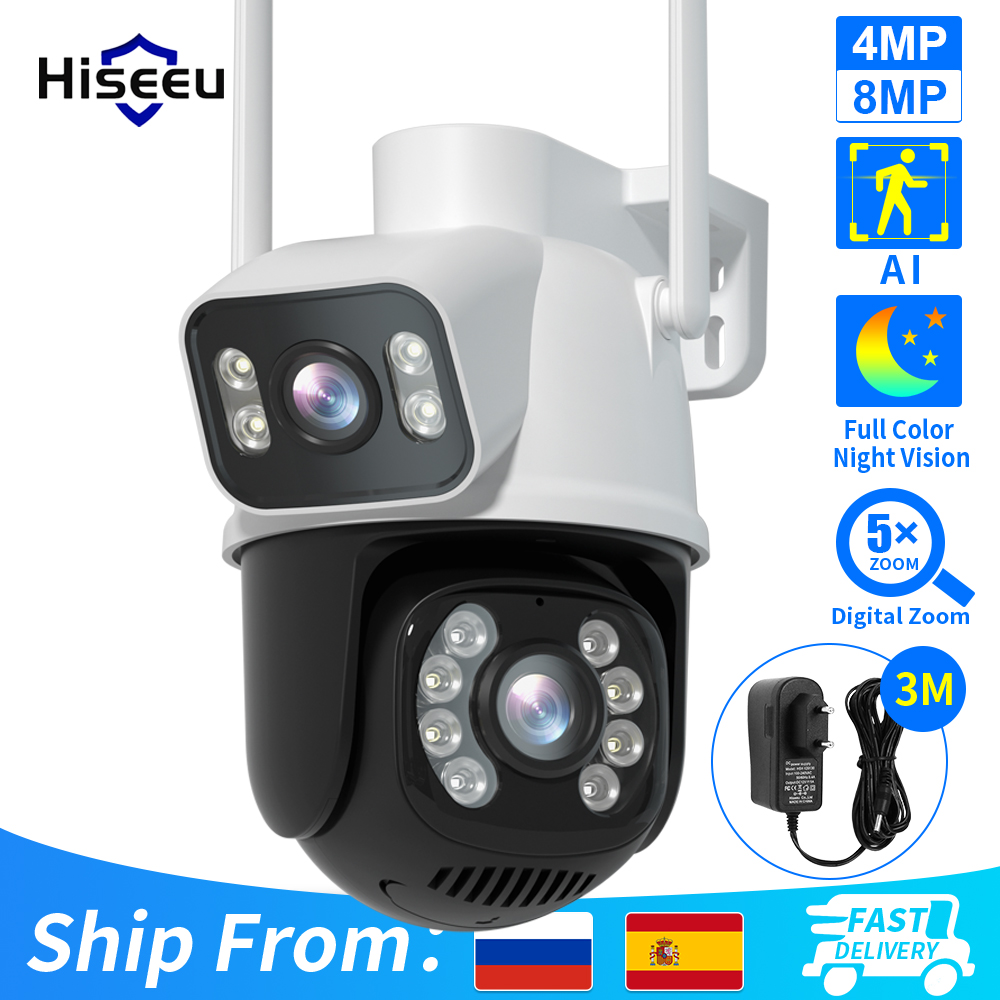 Hiseeu 4K 8MP PTZ Wifi IP Came - Home Security Xiaomi recension och pris