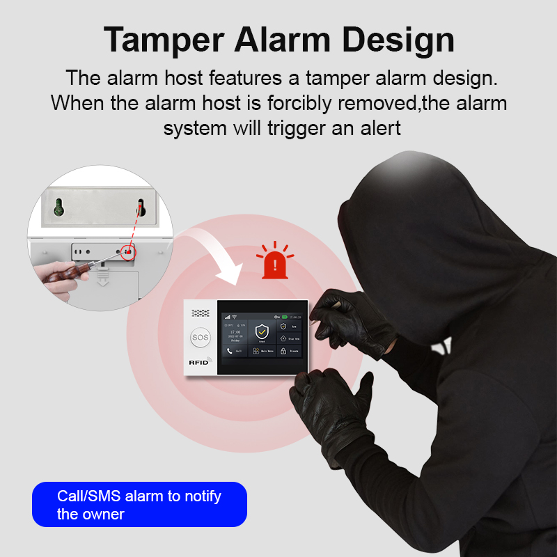 PGST 2G GSM WiFi Alarm System  - Home Security Technician recension och pris