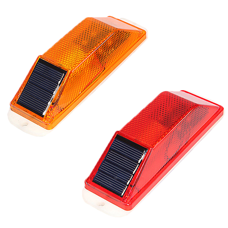 Solar Strobe Warning LED Lamp  - Solar Security Light recension och pris
