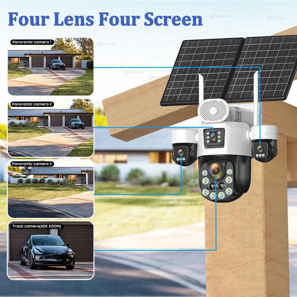 AOV Four Lens Outdoor Surveill - Home Security Technician recension och pris