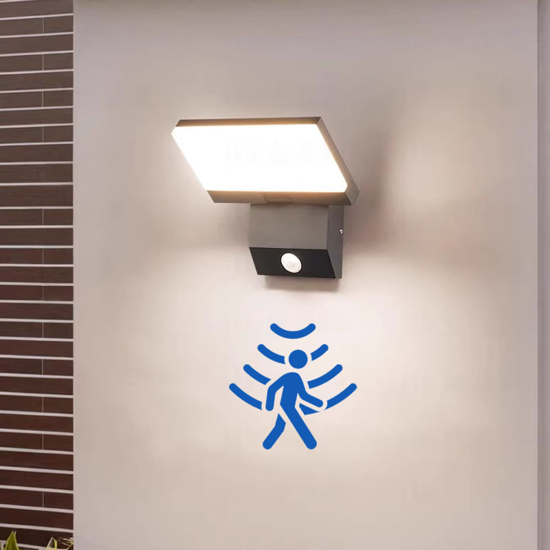 LED Motion Sensor Outdoor Wall - Home Security Yard Sensors recension och pris