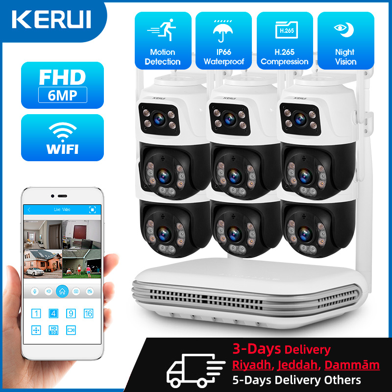 KERUI Waterproof 6MP HD Wirele - Home Security Technician recension och pris