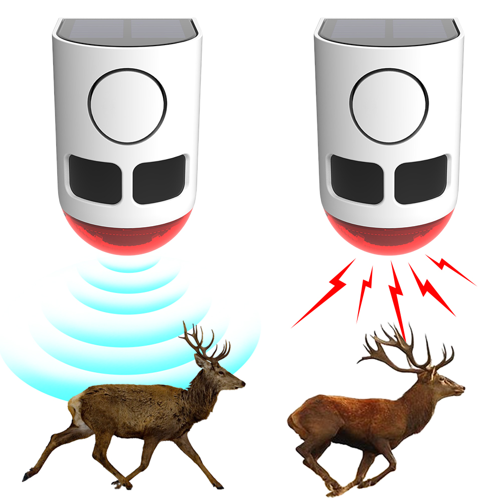 Solar Outdoor Motion Sensor Al - Home Security Yard Sensors recension och pris
