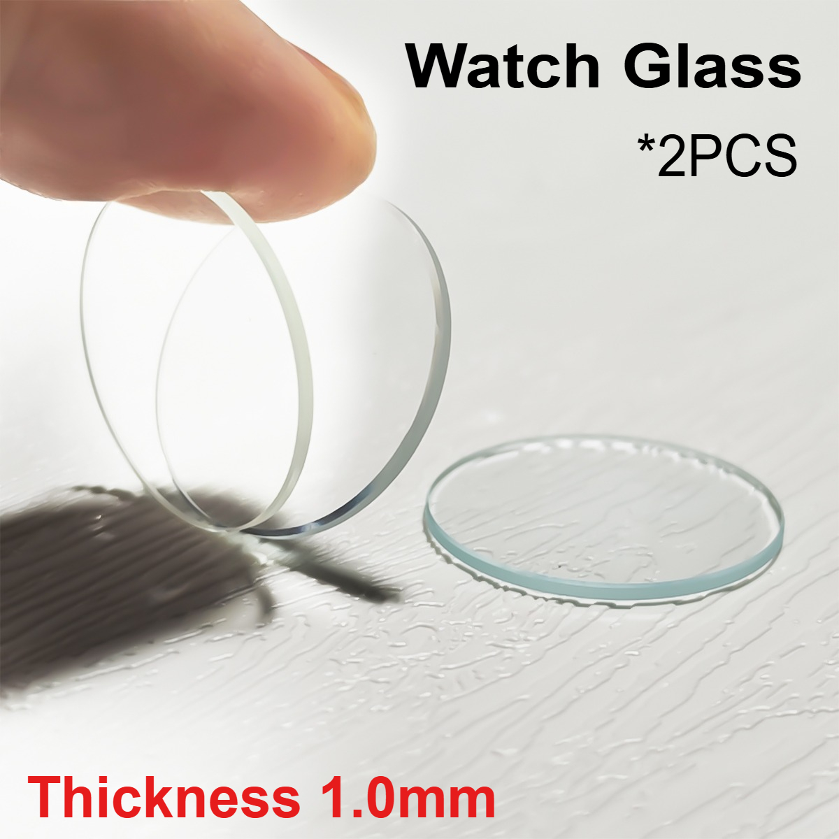 2 Pieces 15 - 45mm Flat Round  - Glass Break Detector recension och pris
