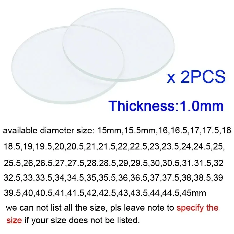2 Pieces 15 - 45mm Flat Round  - Glass Break Detector recension och pris
