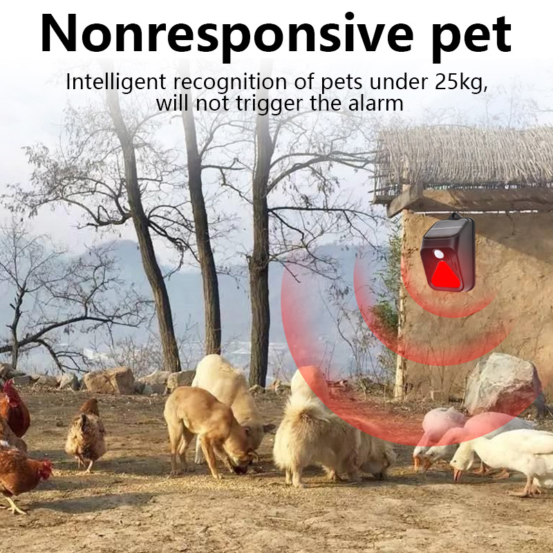 Waterproof Solar Powered Alarm - Home Security Yard Sensors recension och pris