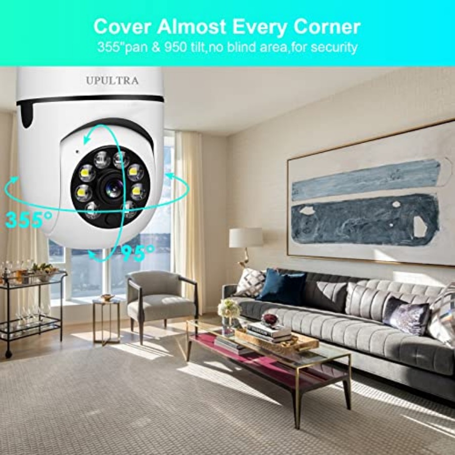 Light Bulb 1080P Security Wire - Home Security And Cameras recension och pris