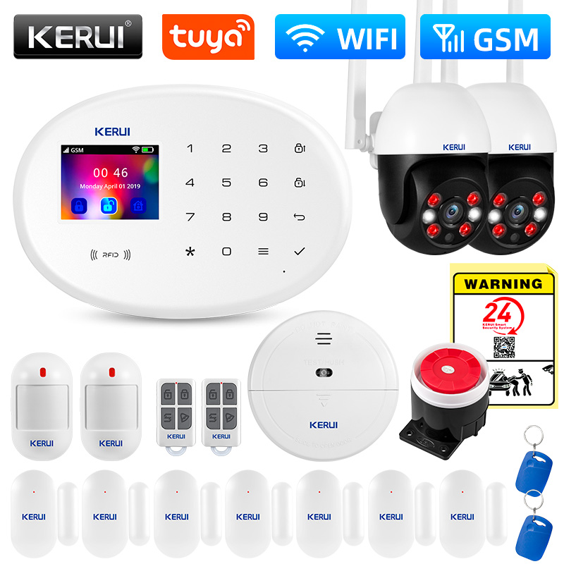 KERUI W202 WIFI GSM Alarm Syst - Home Security Technician recension och pris