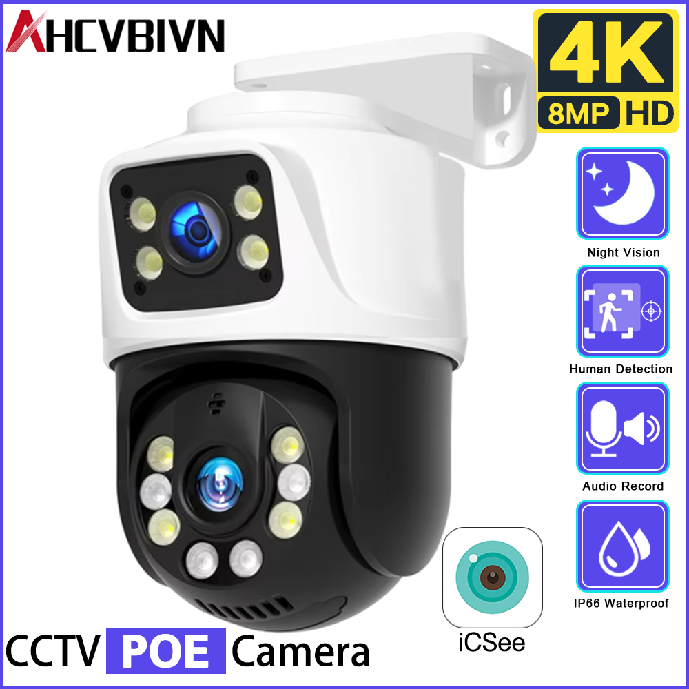 Outdoor 8MP POE PTZ Security C - Home Yard Security Cameras recension och pris