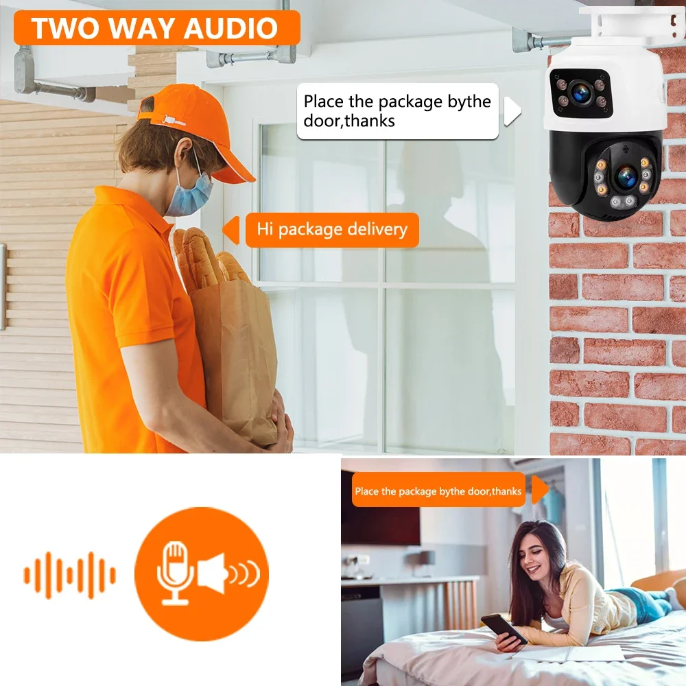 Outdoor 8MP POE PTZ Security C - Home Yard Security Cameras recension och pris