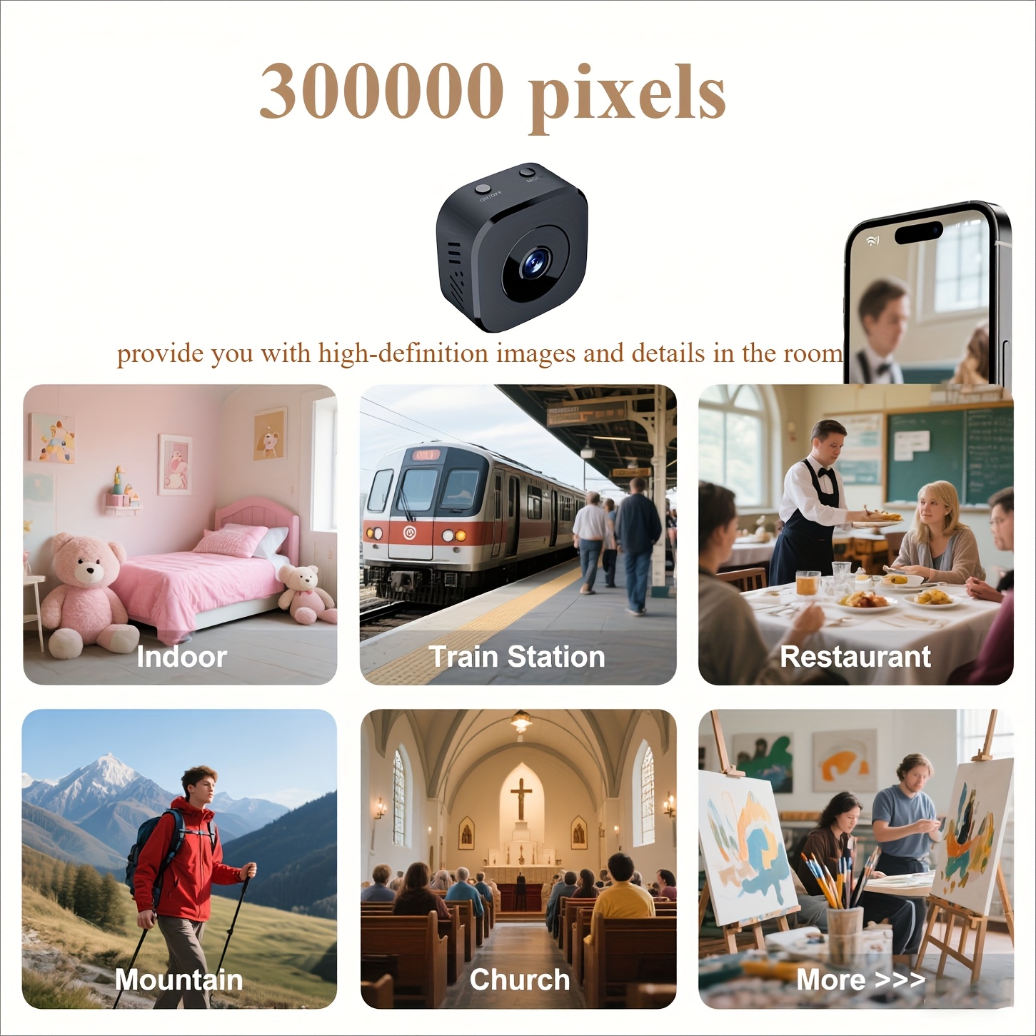 1080P HD Mini WiFi Camera Indo - Home Security And Cameras recension och pris