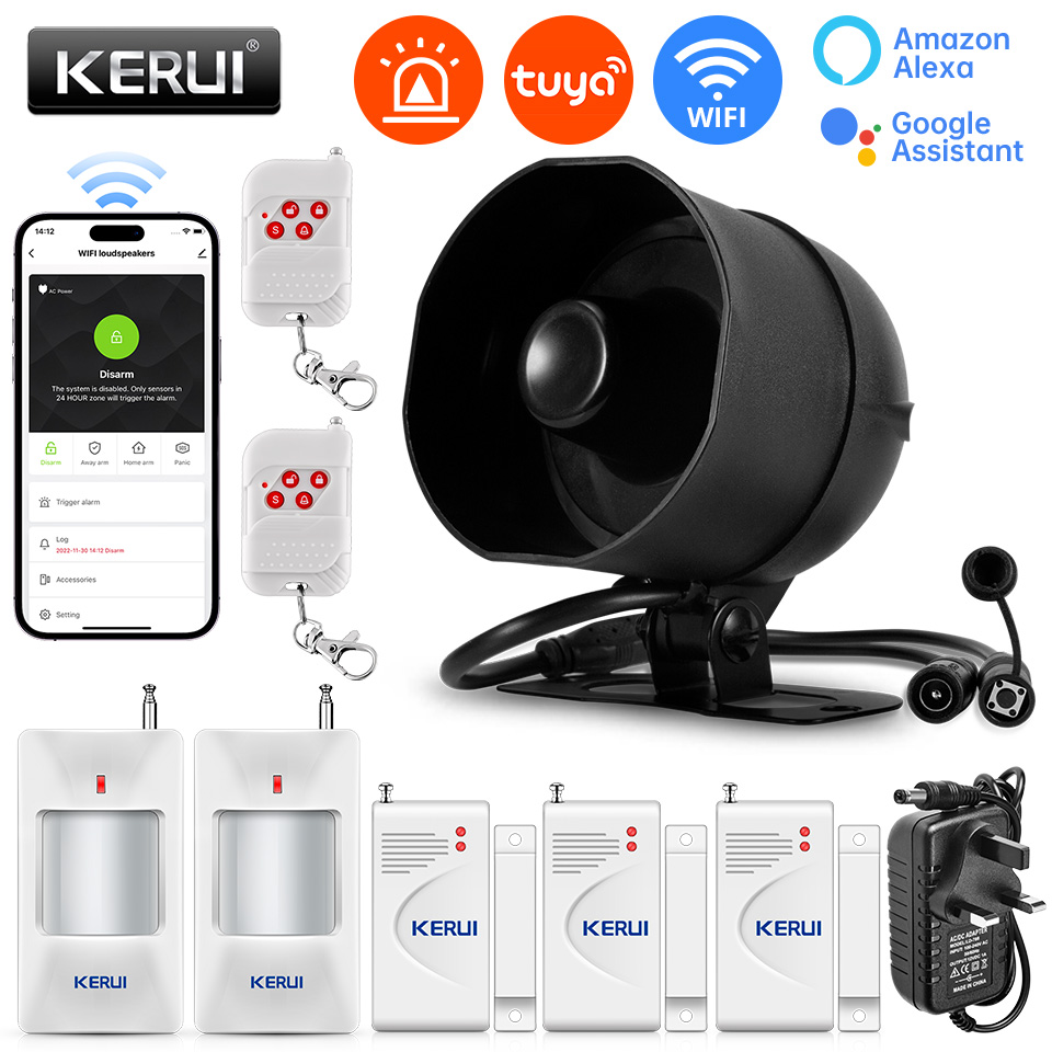 KERUI 120db Siren Alarm System - Home Security Technician recension och pris